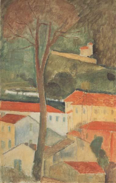 Amedeo Modigliani Paysage a Cag (mk38) Spain oil painting art